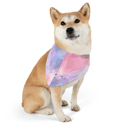 Watercolor Pet Collar Bandana