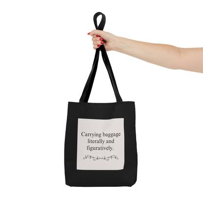 Emotional Baggage Tote (black/tan)