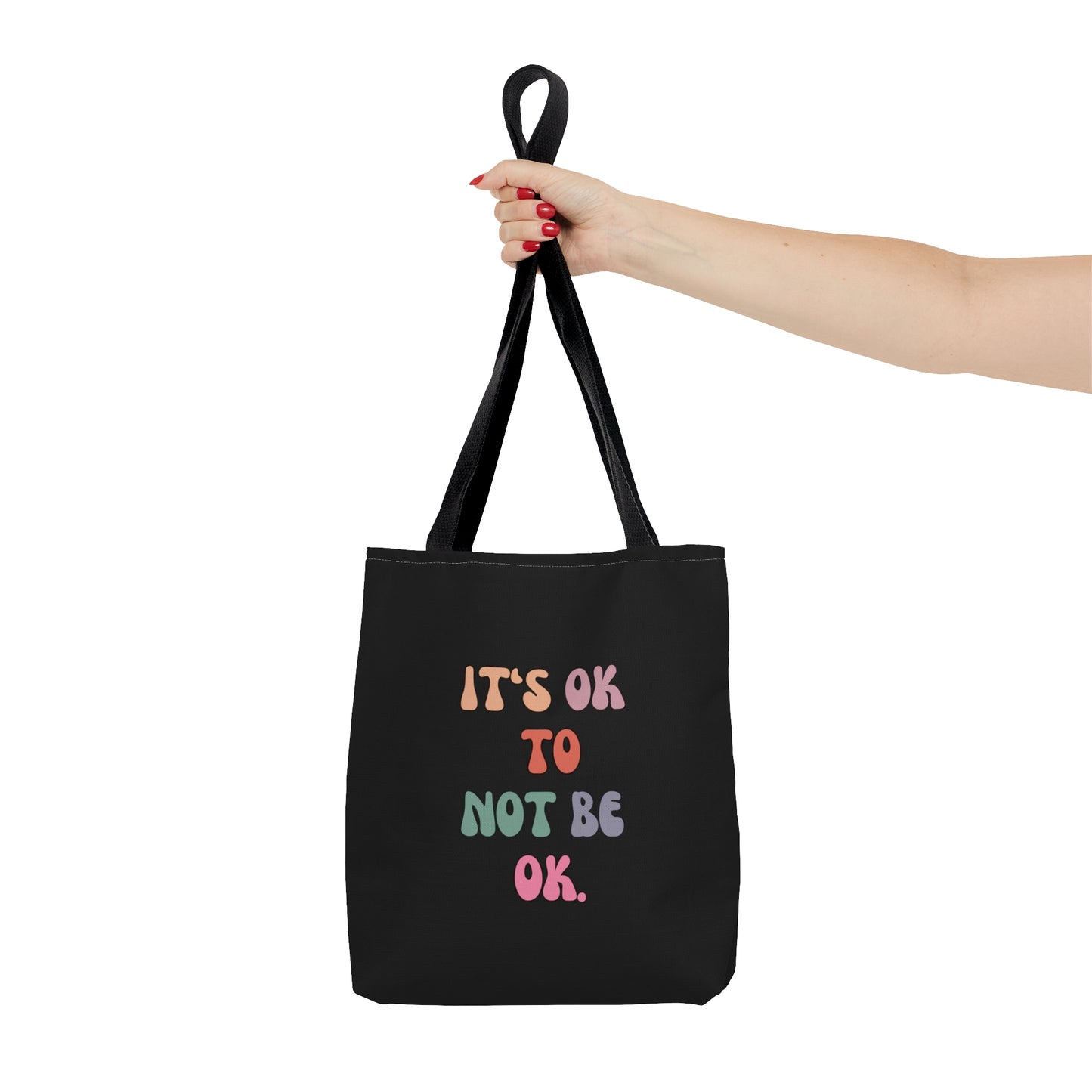 Heartfelt Acceptance Black Tote Bag