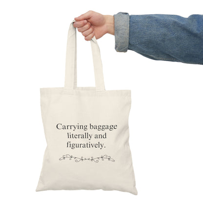 Emotional Baggage Natural Tote Bag