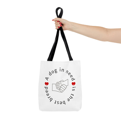 Paws for Purpose Tote Bag (white)