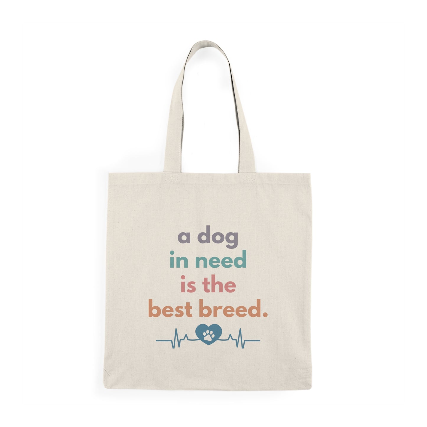 Paws of Compassion Natural Tote Bag