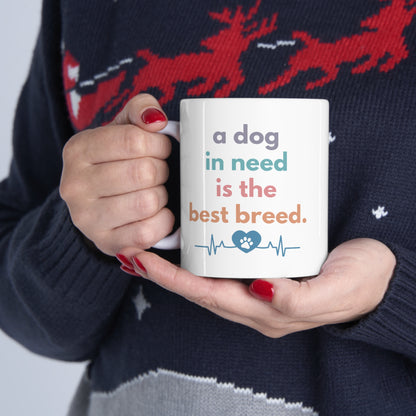 Paws of Compassion Ceramic Mug 11oz