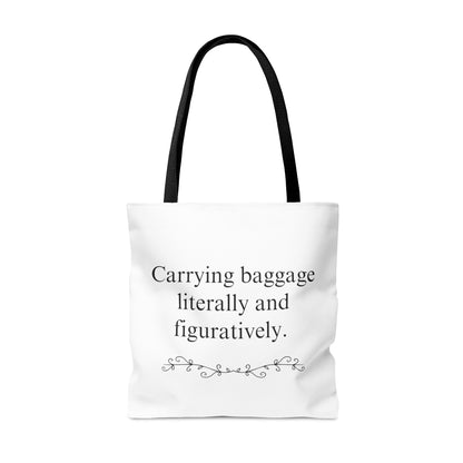 Emotional Baggage Tote (white)