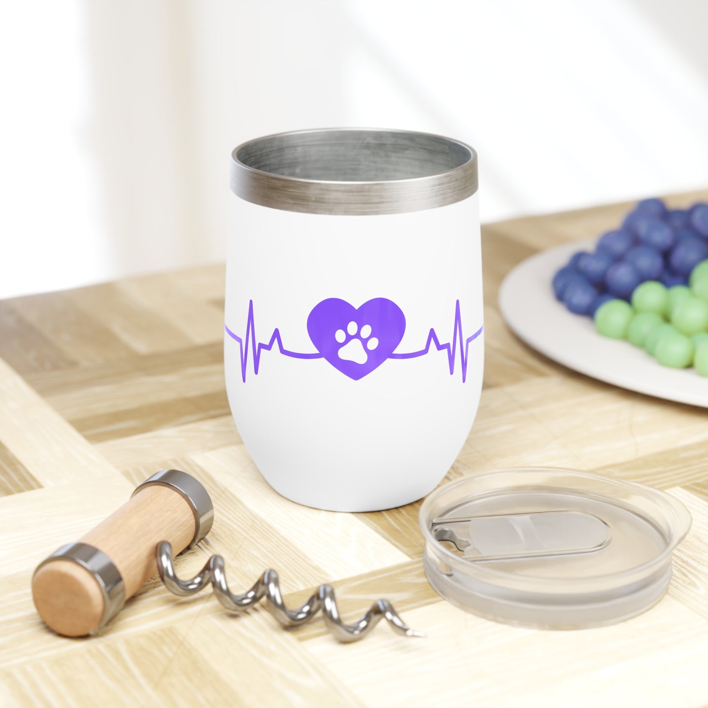 Paws and Hearts: Tumbler 12 oz