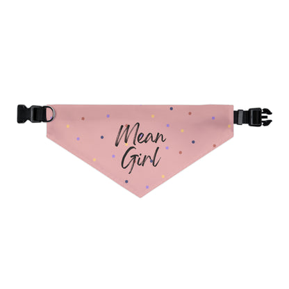 Mean Girl Pet Collar Bandana (pink)