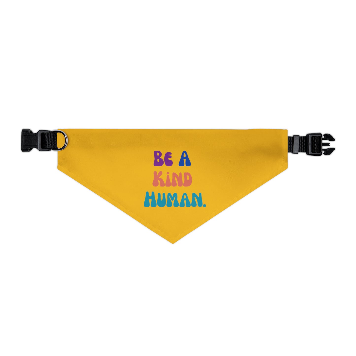 Kind Human Pet Collar Bandana (yellow)