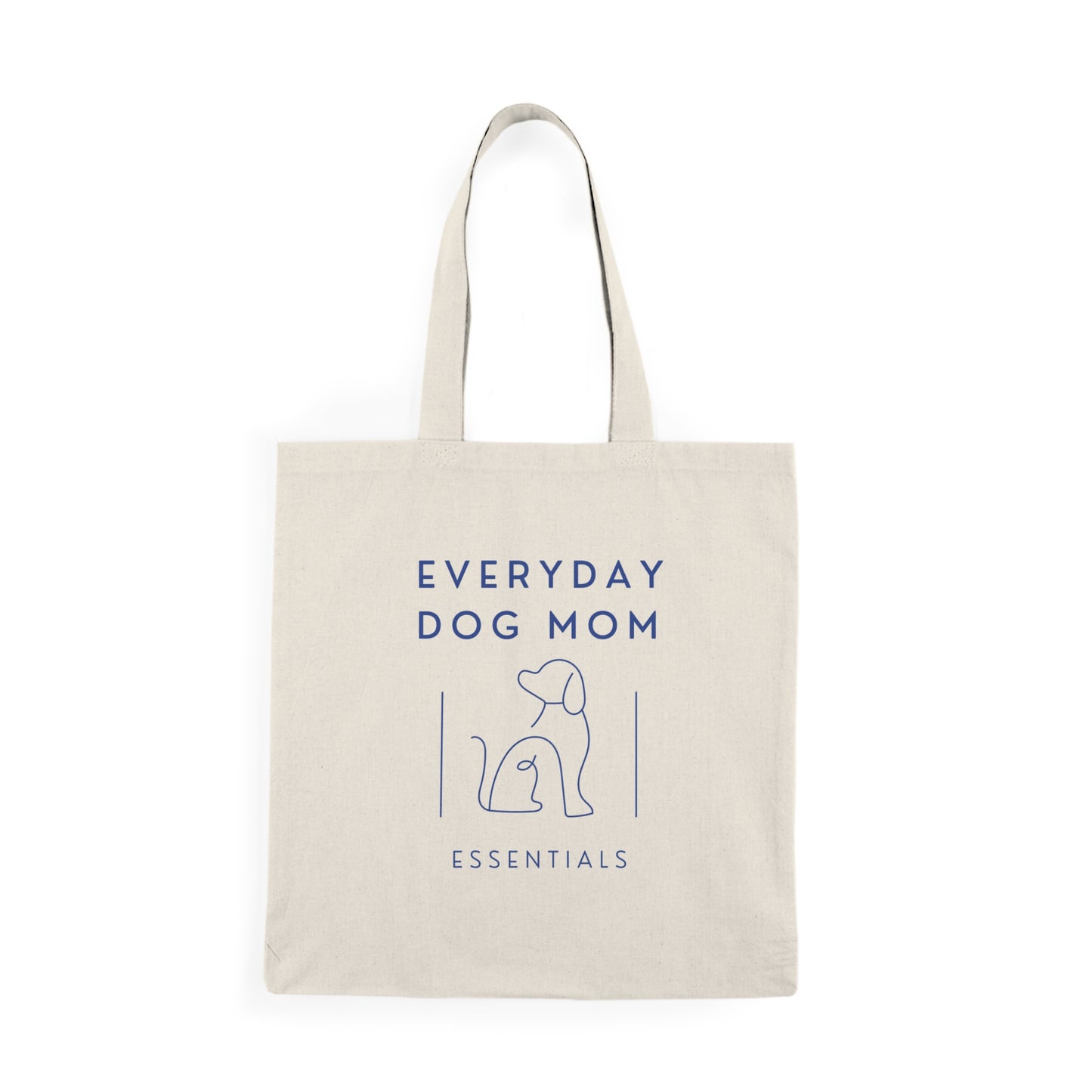 Dog Mom Essential Natural Tote Bag