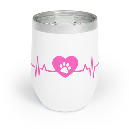 Paws and Hearts: Tumbler 12 oz