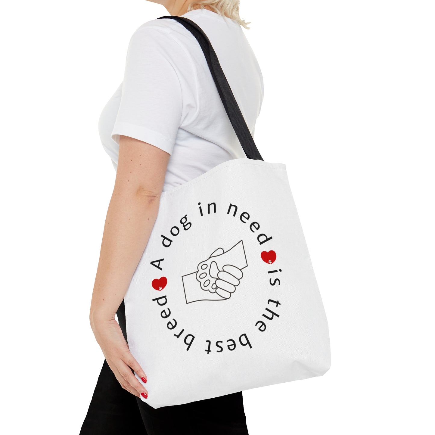 Paws for Purpose Tote Bag (white)