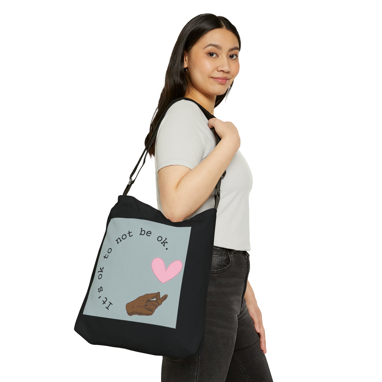 Heartfelt Acceptance Adjustable Tote/Messenger Bag