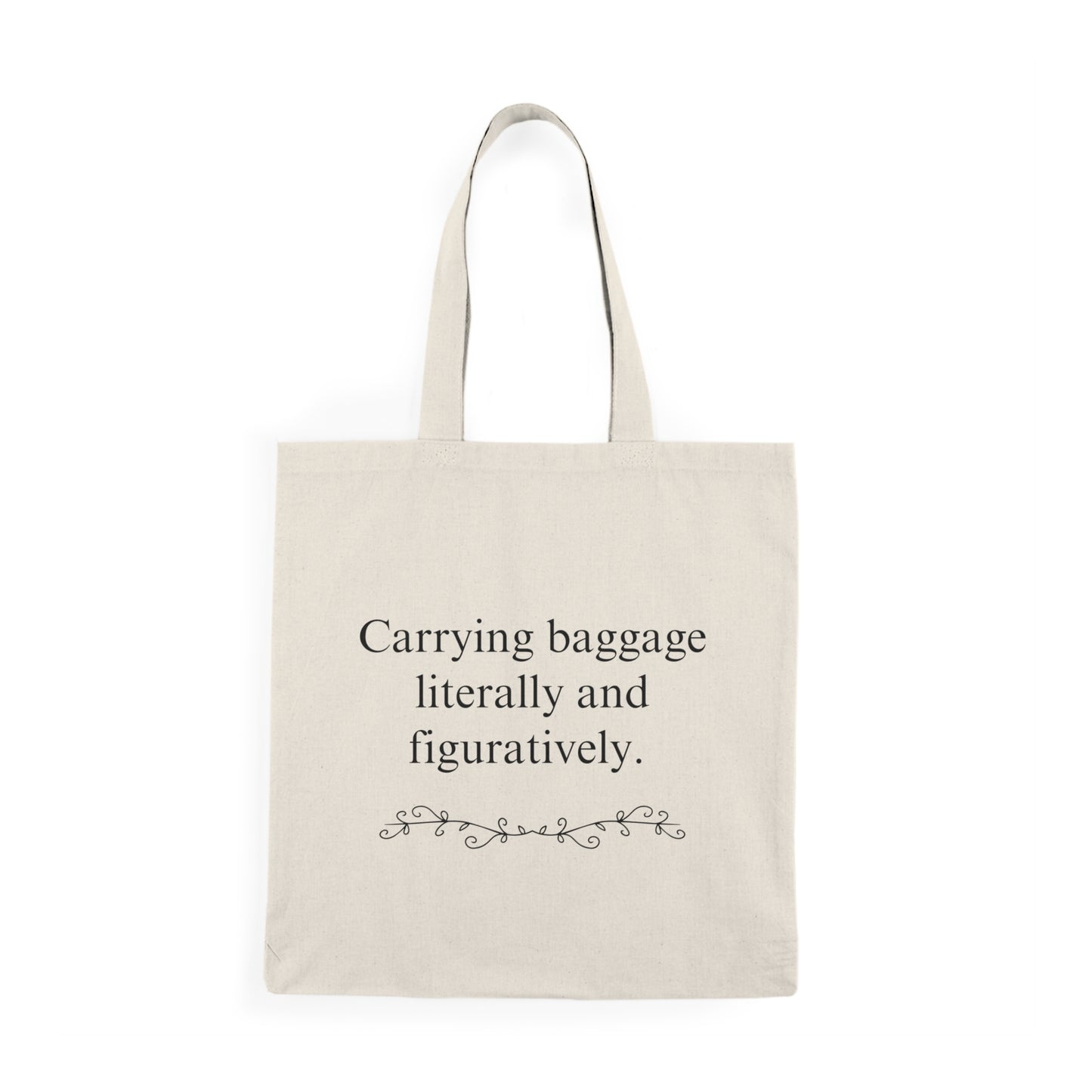 Emotional Baggage Natural Tote Bag