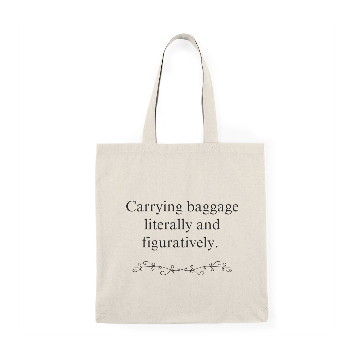 Emotional Baggage Natural Tote Bag