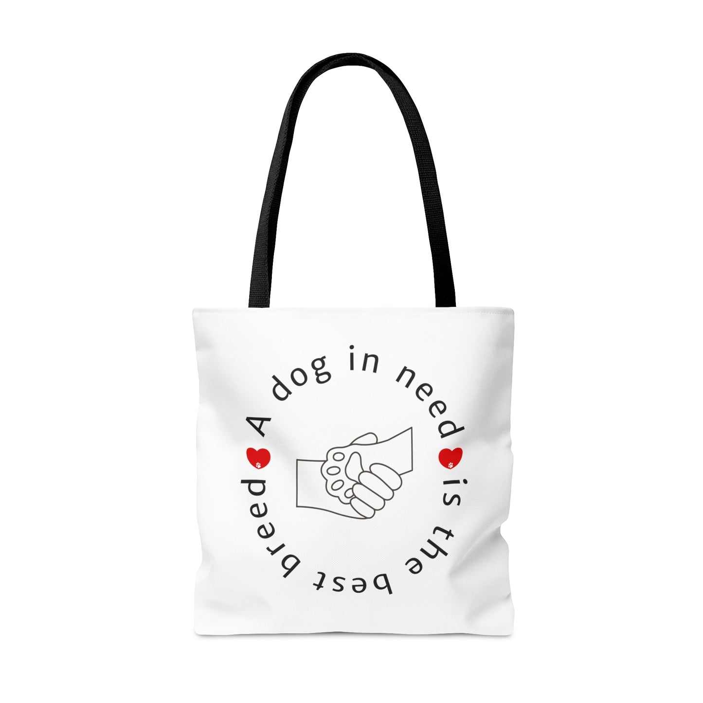 Paws for Purpose Tote Bag (white)