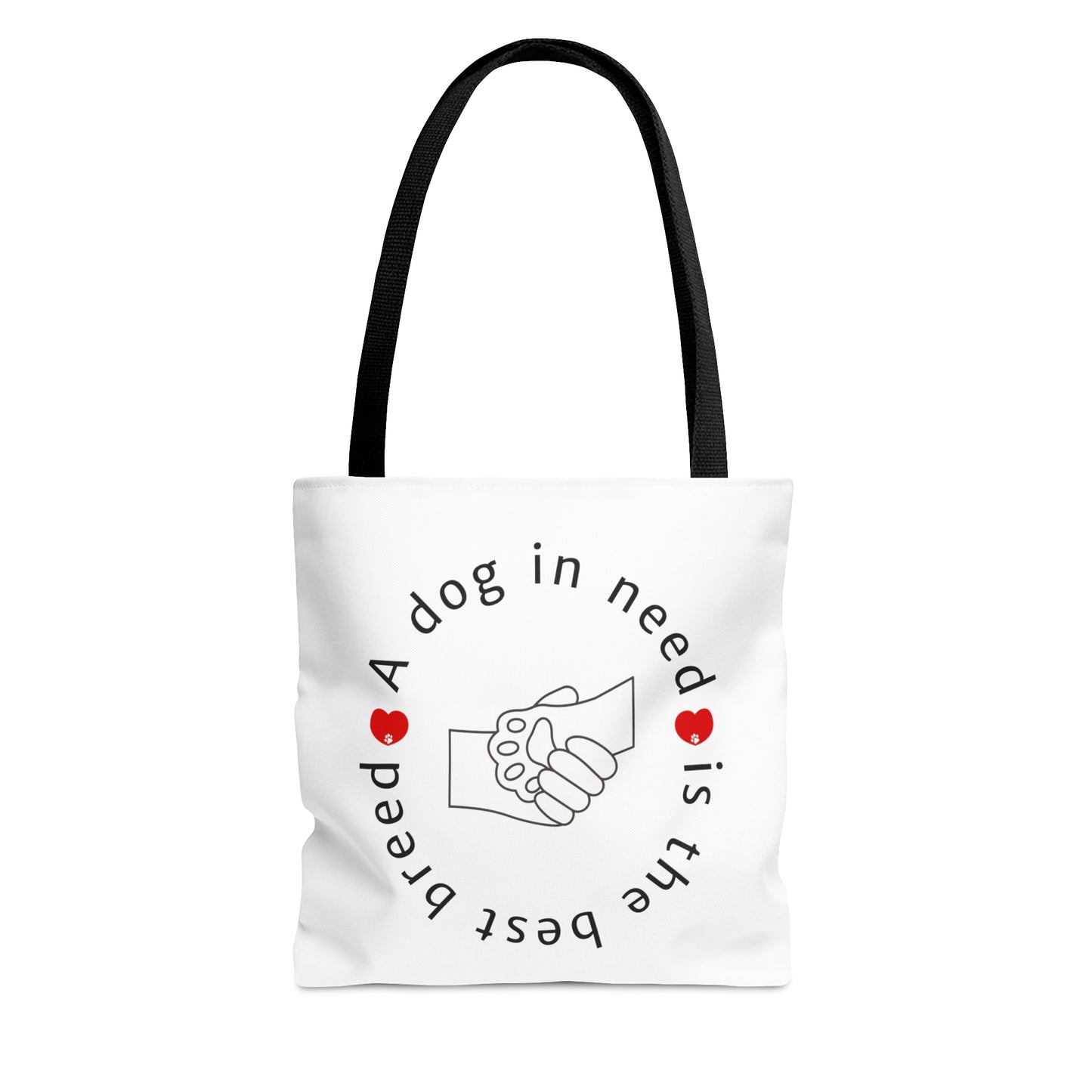 Paws for Purpose Tote Bag (white)