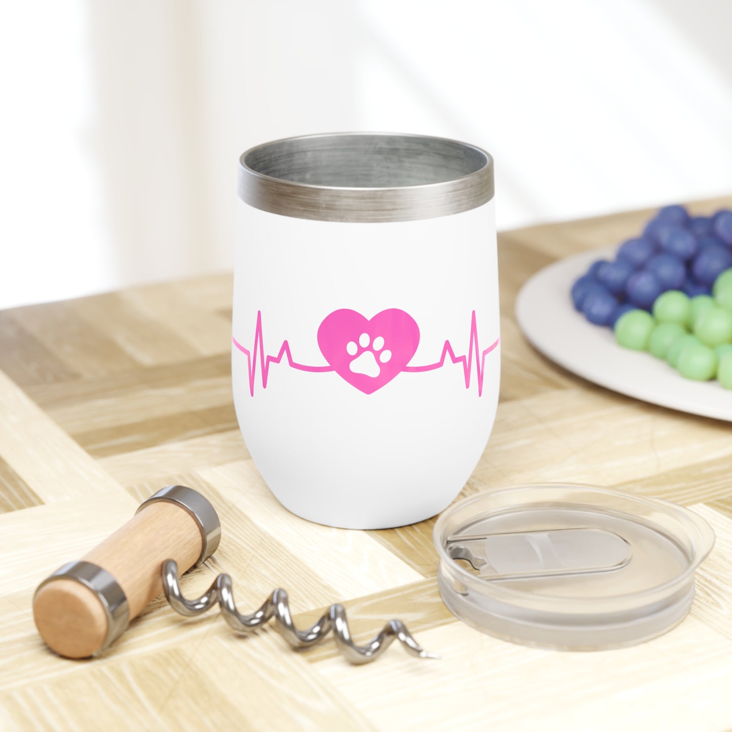 Paws and Hearts: Tumbler 12 oz