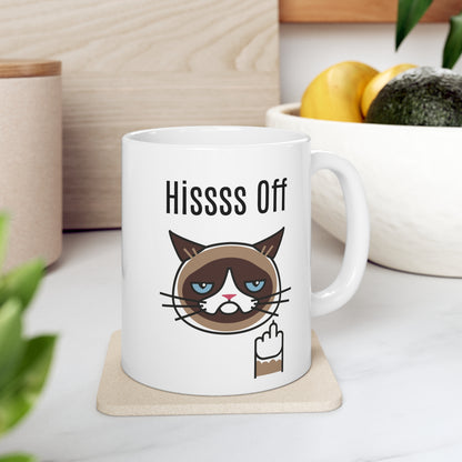 Hissss Off Ceramic Mug 11oz