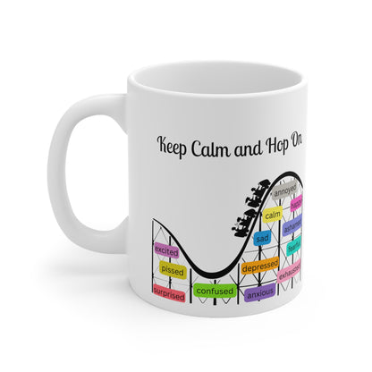 Keep Calm and Hop On 11oz Ceramic Mug