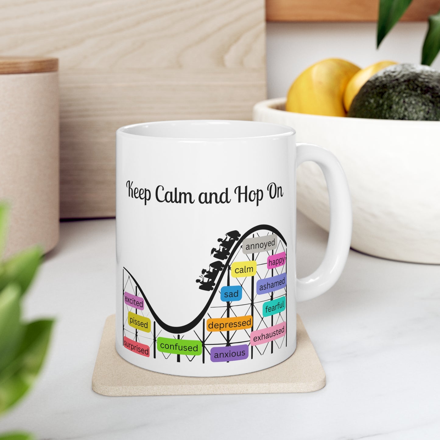 Keep Calm and Hop On 11oz Ceramic Mug