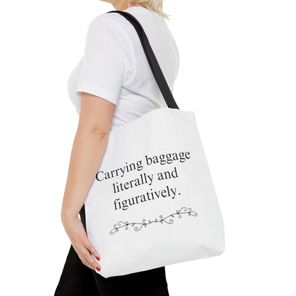 Emotional Baggage Tote (white)