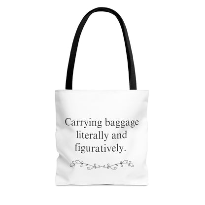 Emotional Baggage Tote (white)