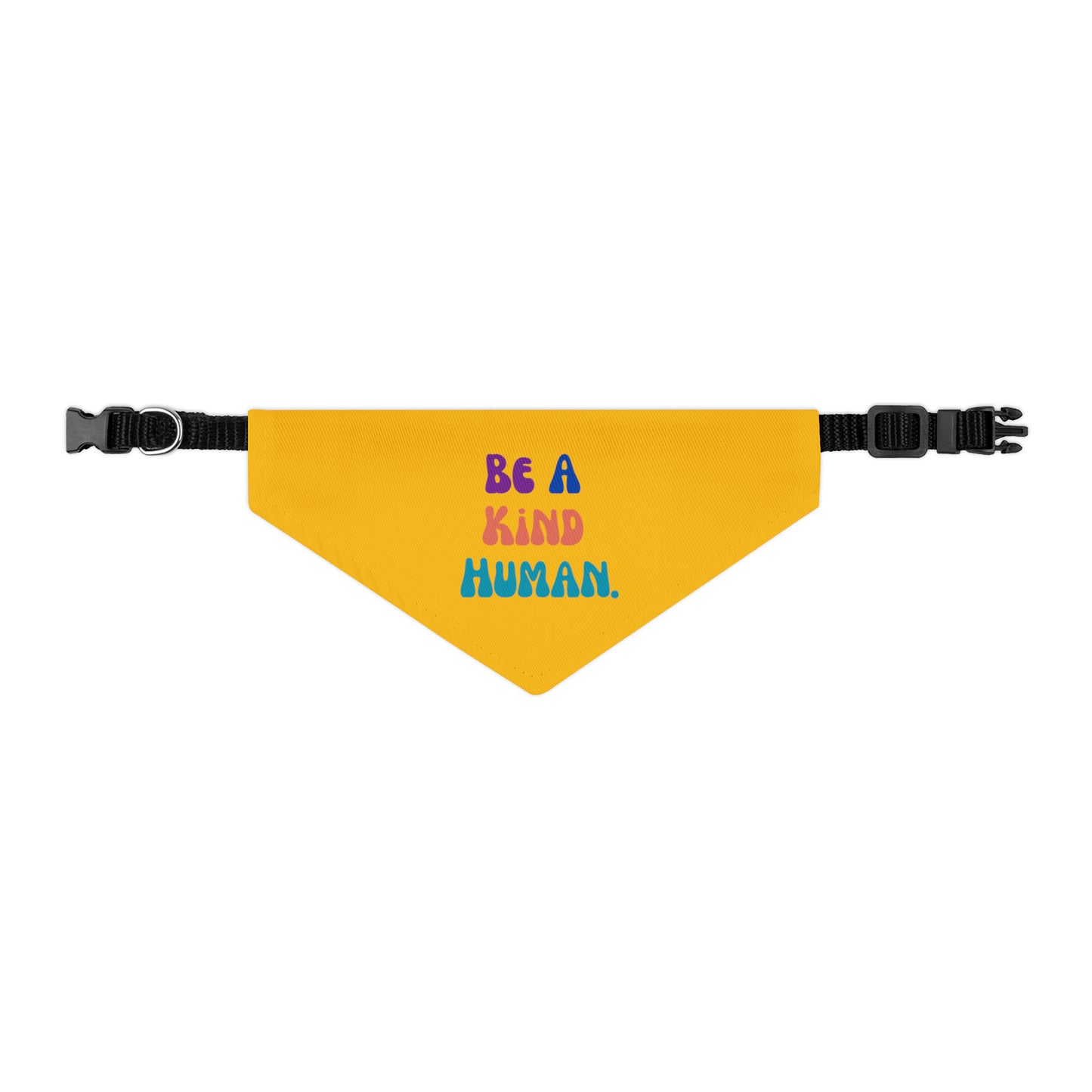 Kind Human Pet Collar Bandana (yellow)