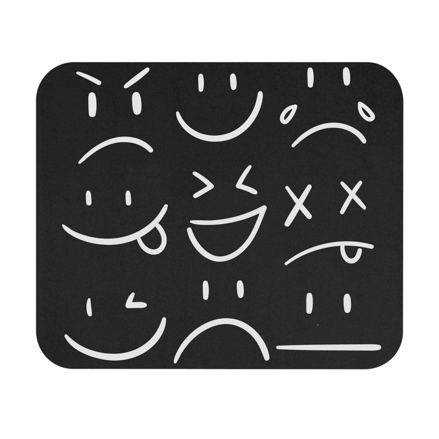 Everyday Expressions Mouse Pad (black)