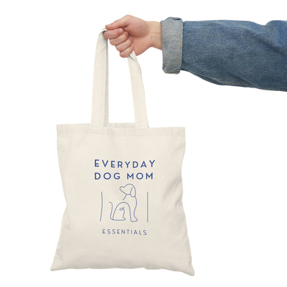 Dog Mom Essential Natural Tote Bag