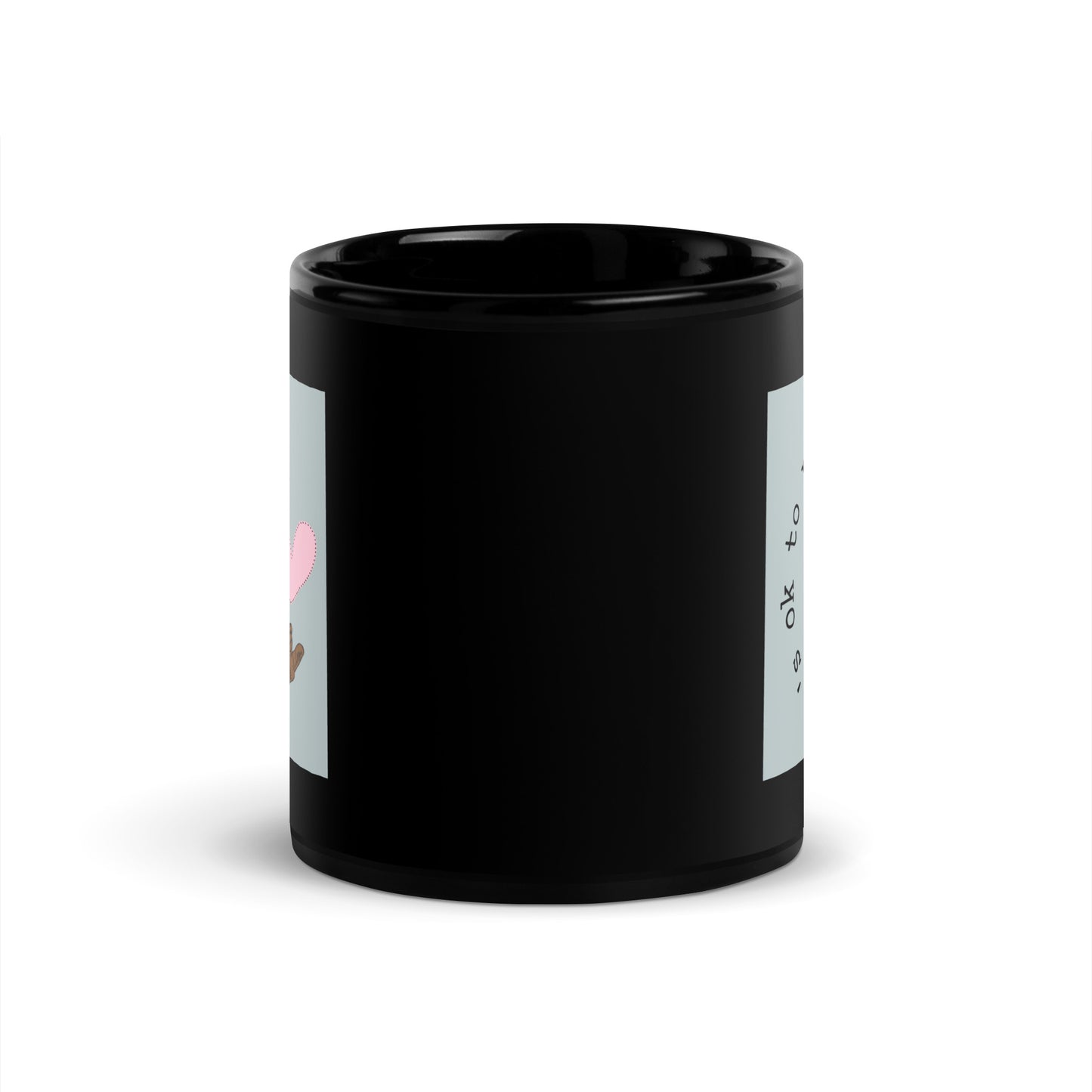 Heartfelt Awareness Black Mug (11&15oz)