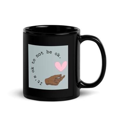 Heartfelt Awareness Black Mug (11&15oz)