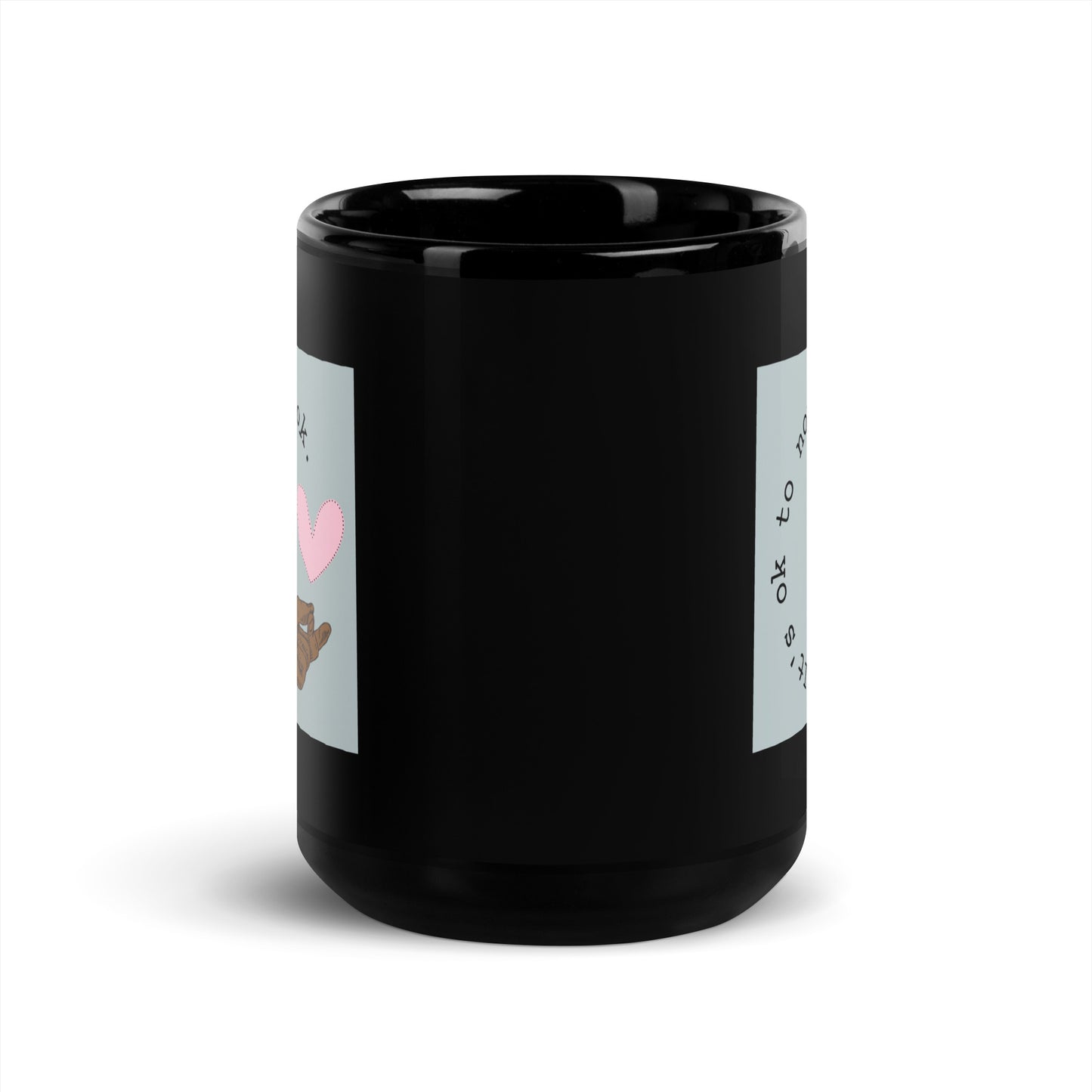 Heartfelt Awareness Black Mug (11&15oz)