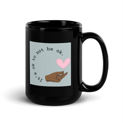 Heartfelt Awareness Black Mug (11&15oz)