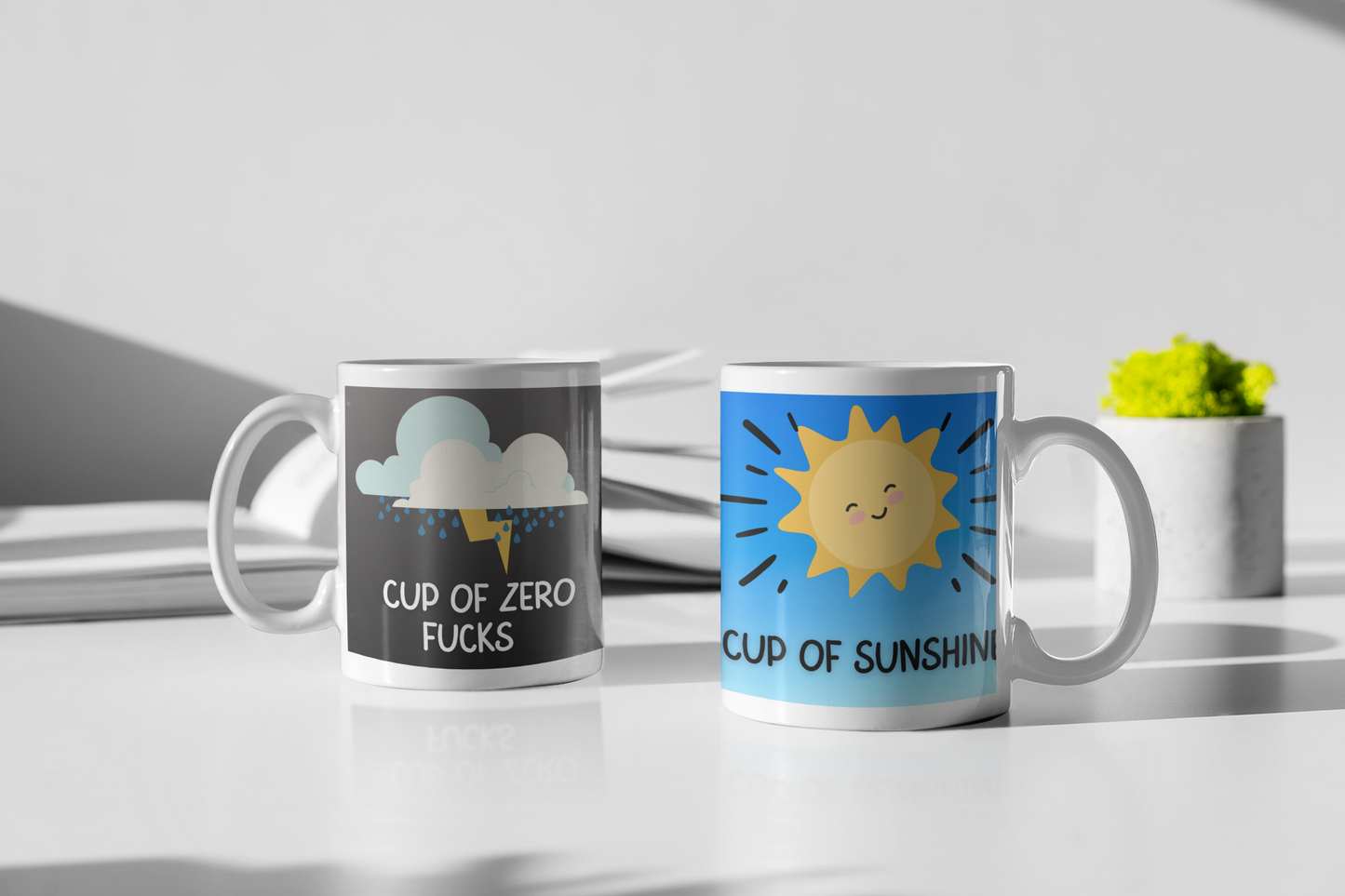 Sunshine and Fucks Ceramic Mug (11oz)