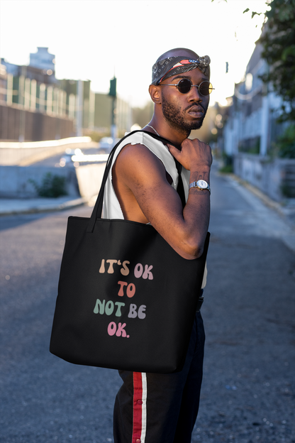 Heartfelt Acceptance Black Tote Bag