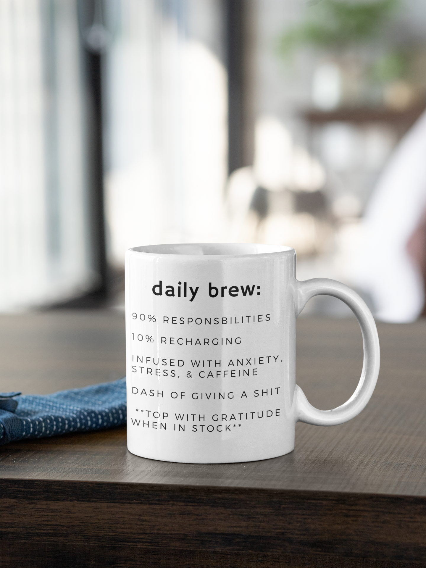 Daily Brew Ceramic Mug (11oz & 15oz)