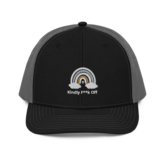 Rainbow Trucker Cap- Kindly F**K Off