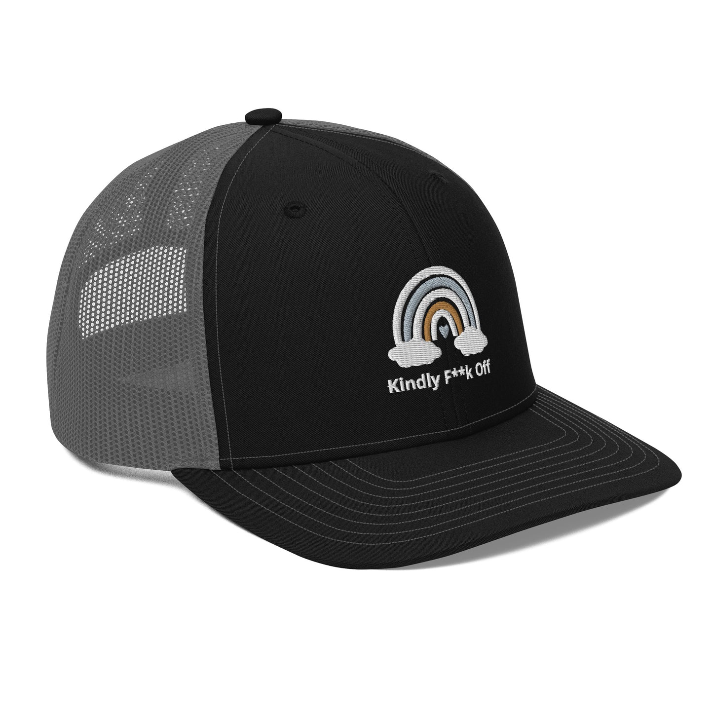 Rainbow Trucker Cap- Kindly F**K Off