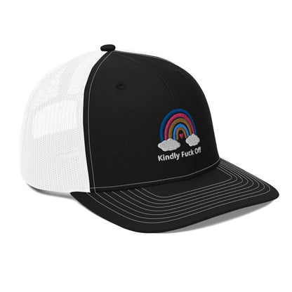 Rainbow Trucker Cap- Kindly Fuck Off