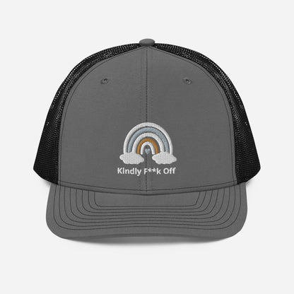 Rainbow Trucker Cap- Kindly F**K Off