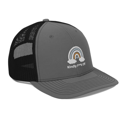 Rainbow Trucker Cap- Kindly F**K Off