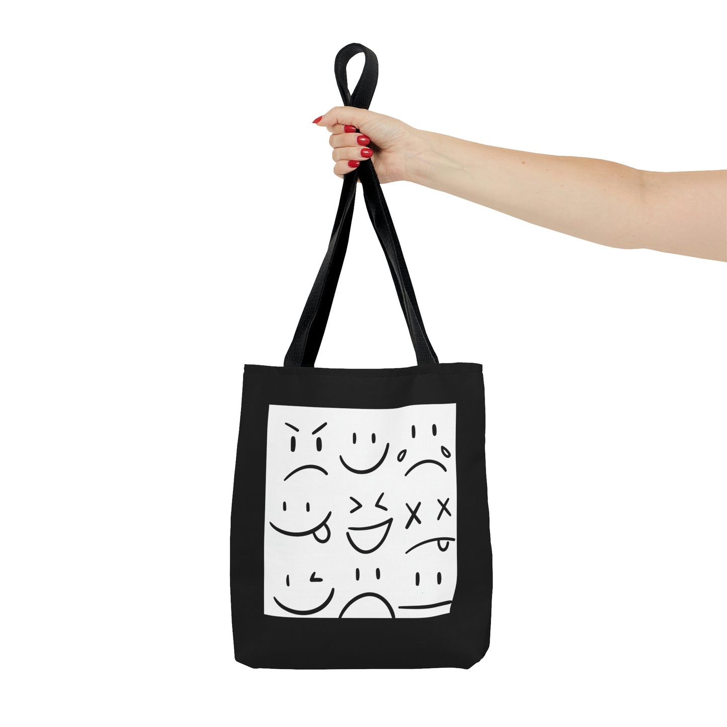 Everyday Expressions Tote Bag (black/white)