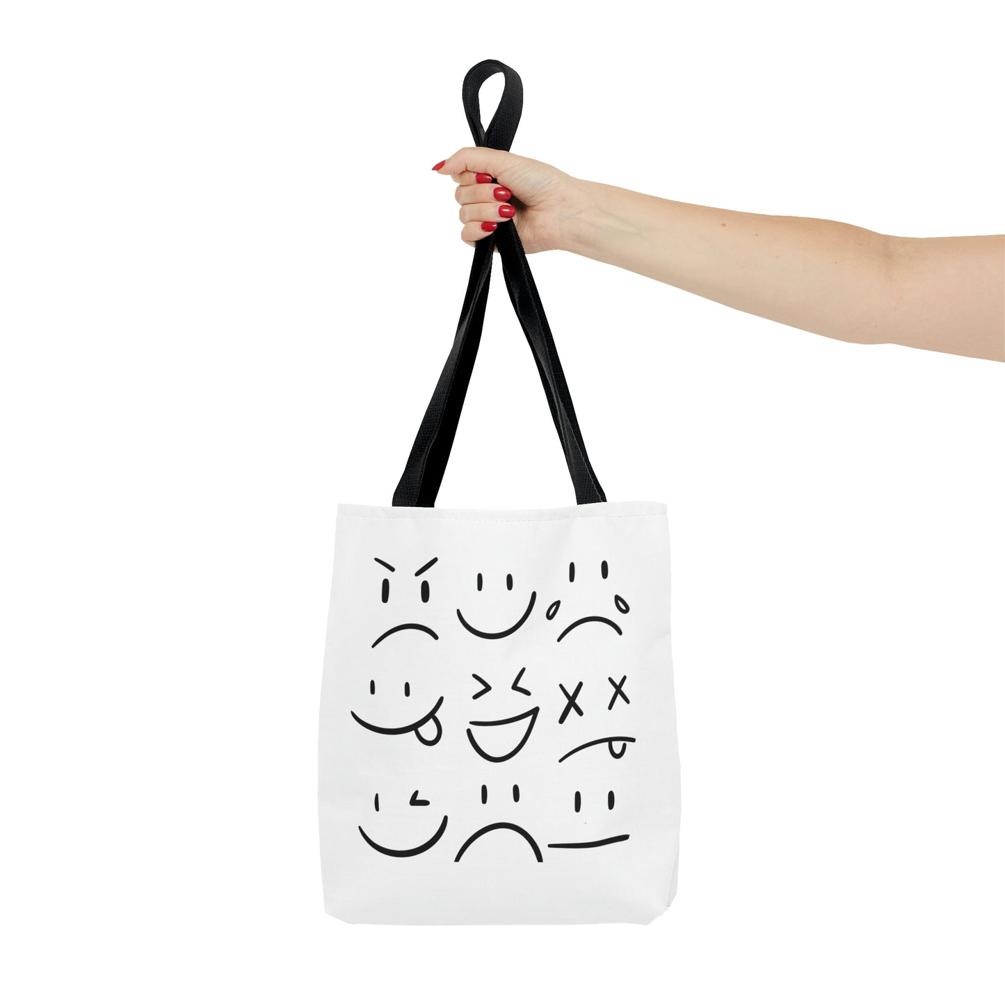 Everyday Expressions White Tote Bag