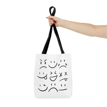 Everyday Expressions White Tote Bag