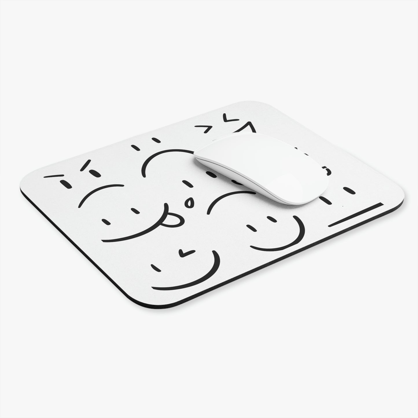 Everyday Expressions Mouse Pad (white)