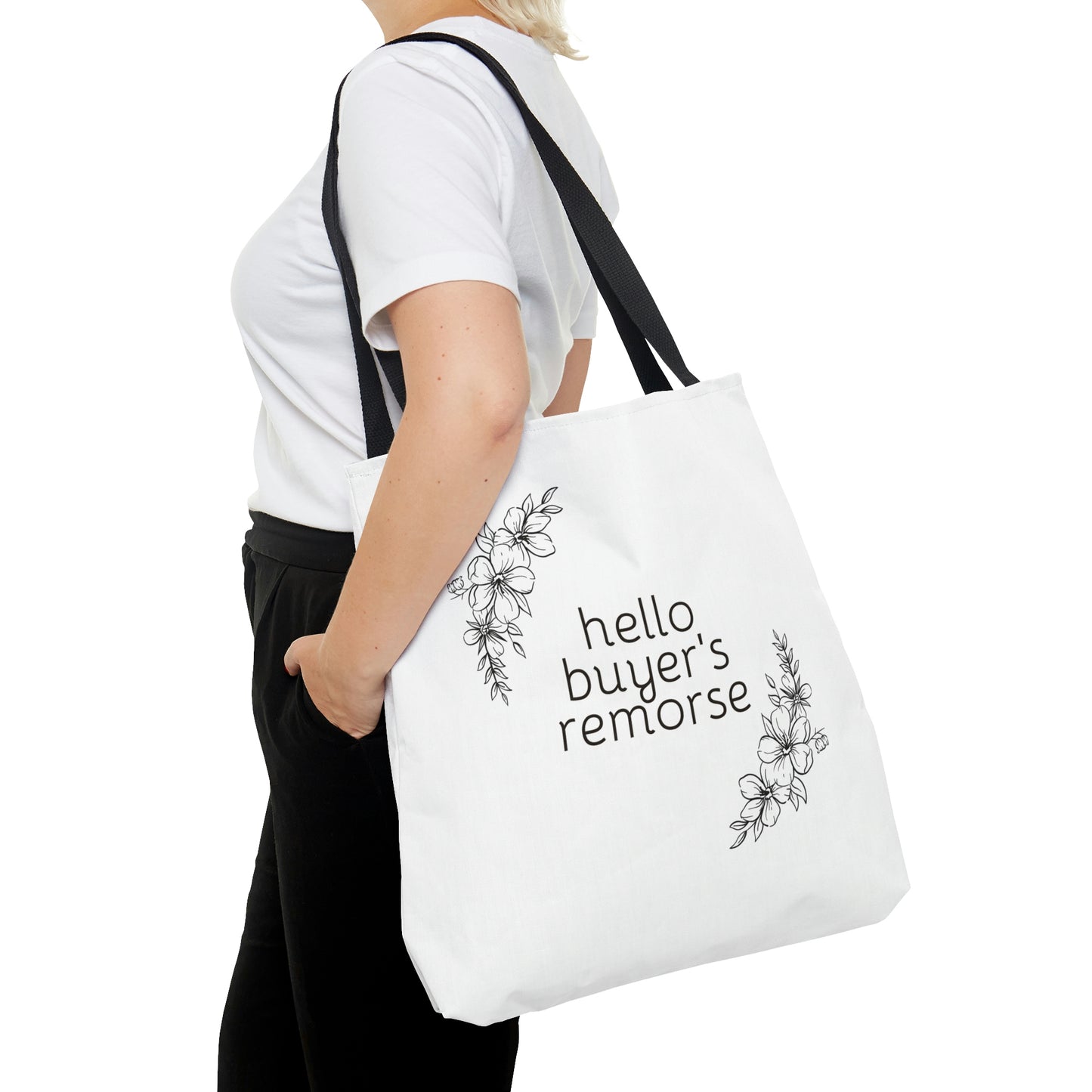 Buyer's Remorse Tote Bag (white)