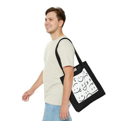 Everyday Expressions Tote Bag (black/white)