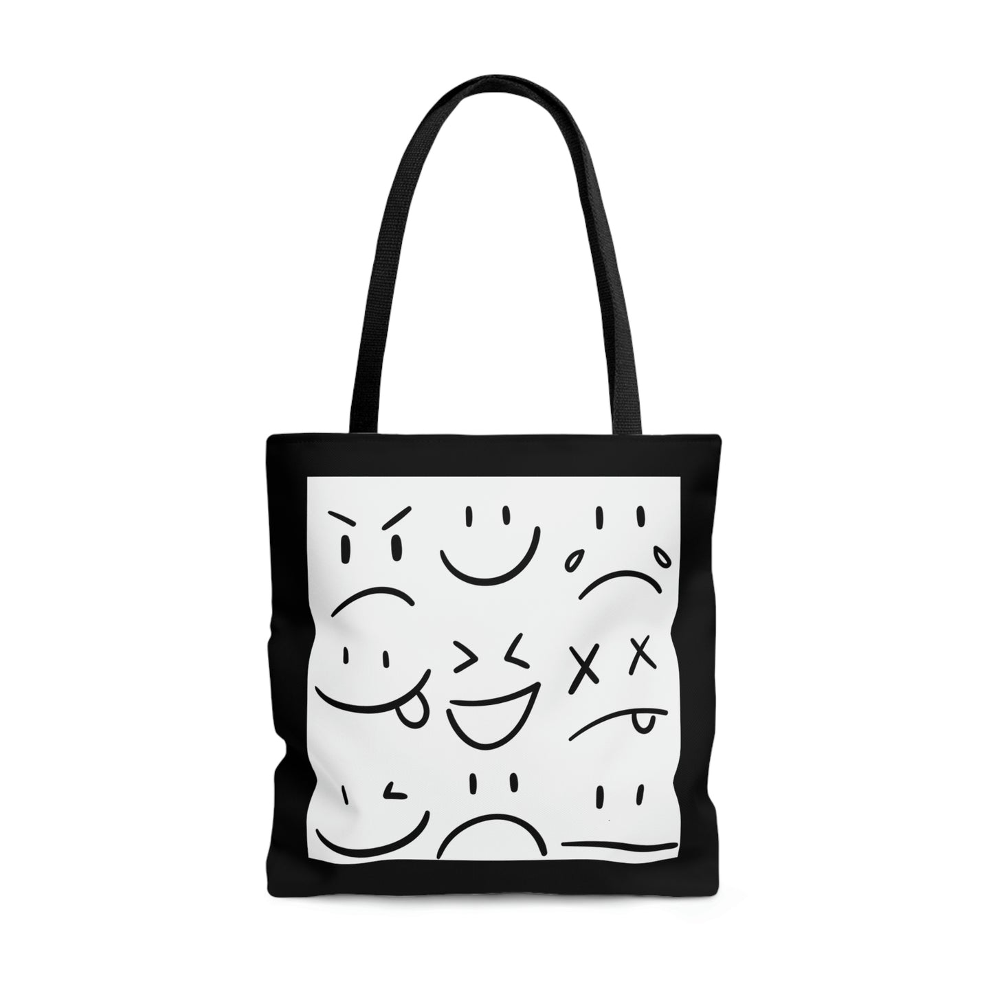 Everyday Expressions Tote Bag (black/white)