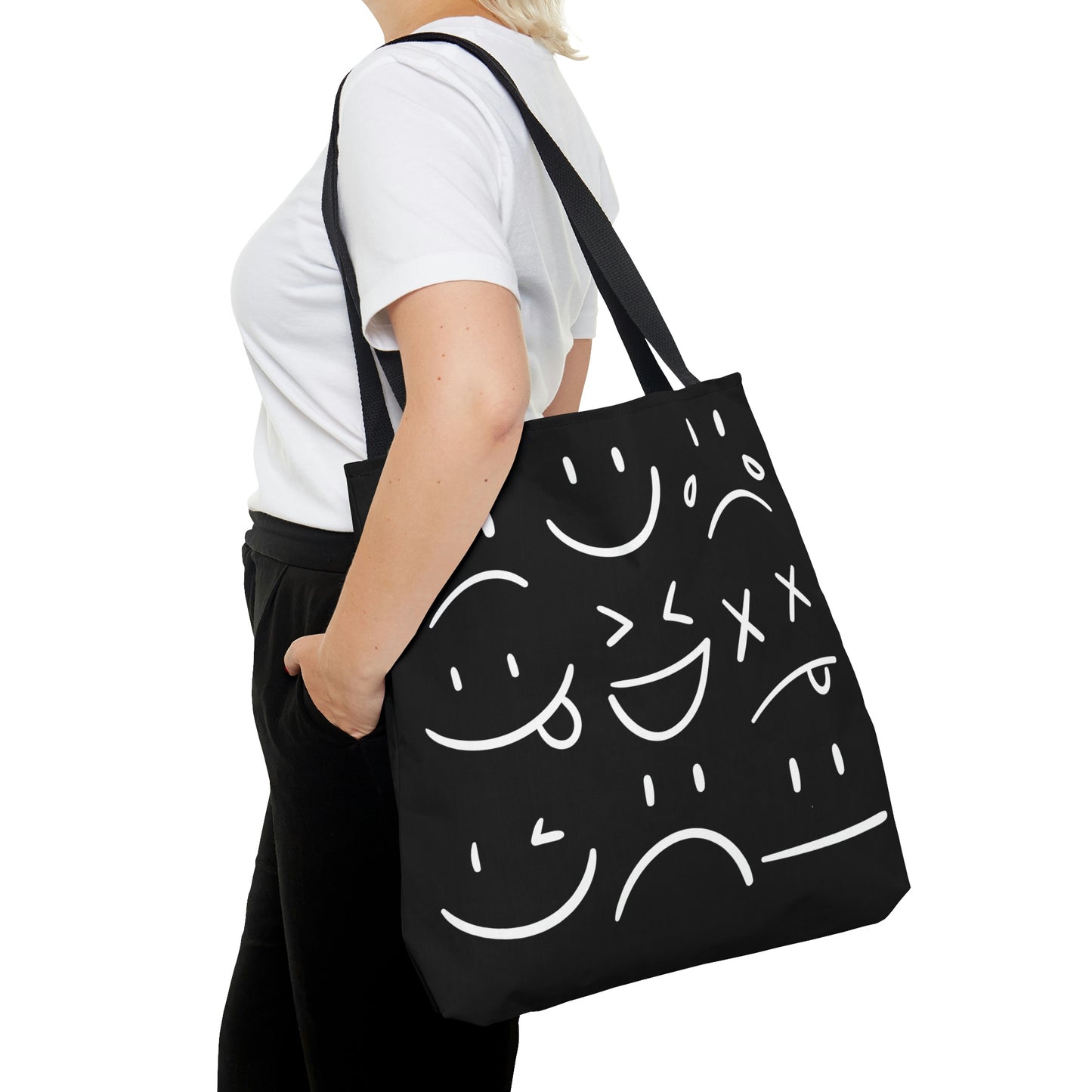 Everyday Expressions Tote Bag (black)