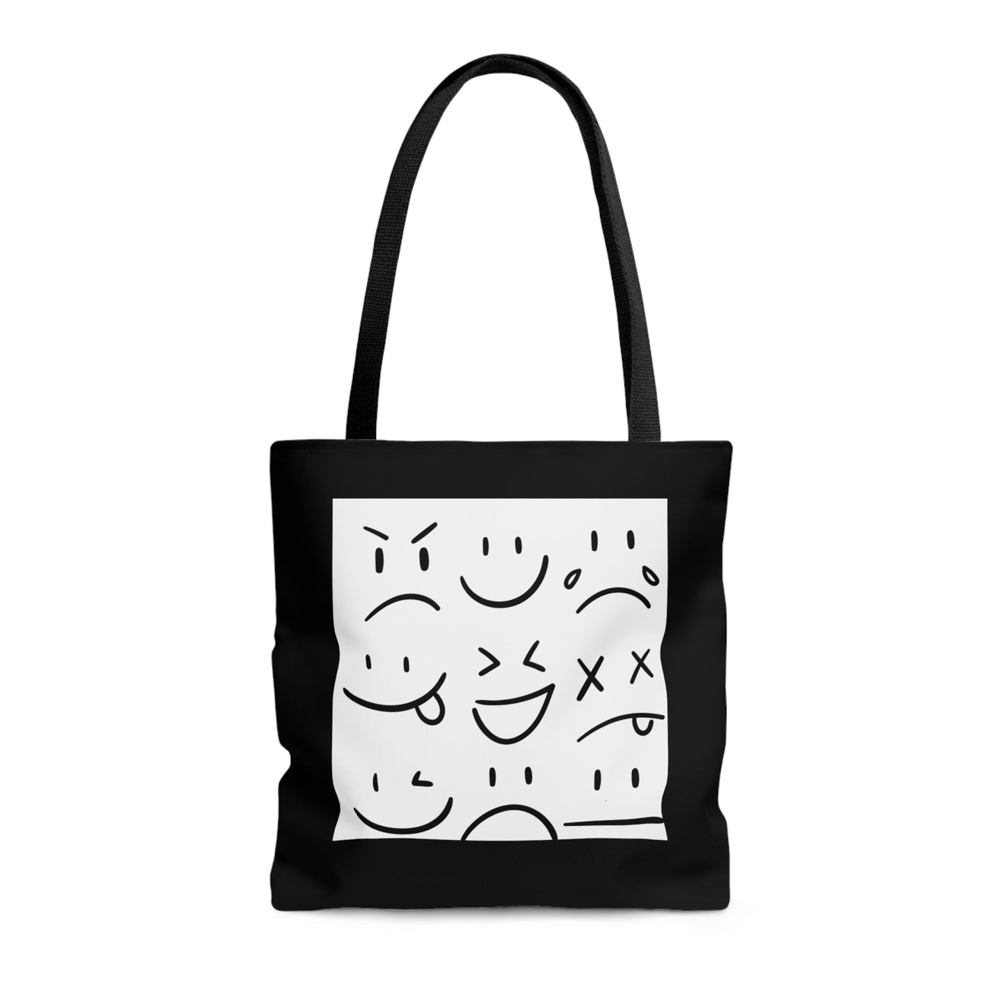 Everyday Expressions Tote Bag (black/white)